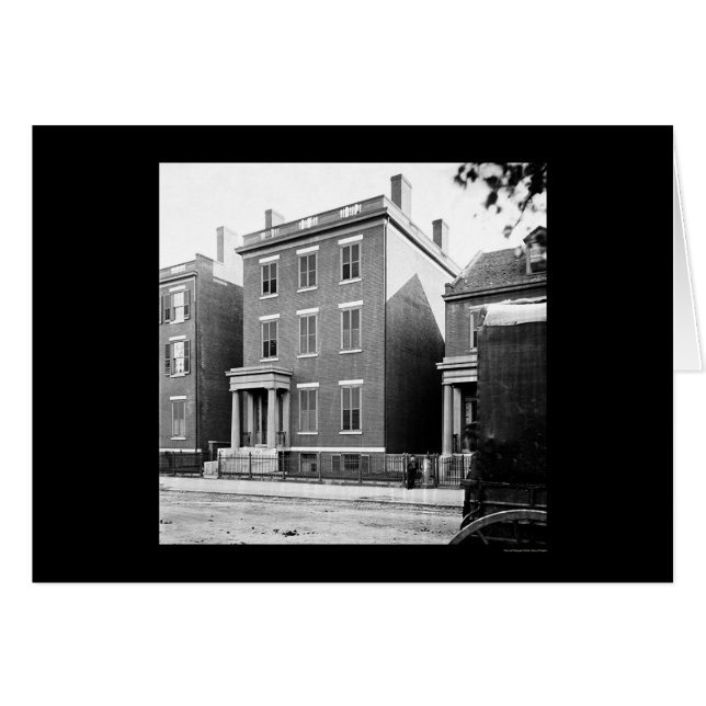 General Lee's Residence in Richmond, VA 1865 (Front Horizontal)