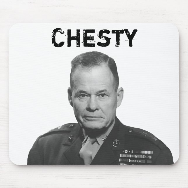 General Lewis Puller -- "Chesty" Mouse Mat (Front)