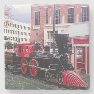 General Loco Marietta, Ga. Marble Stone Coaster. Coaster