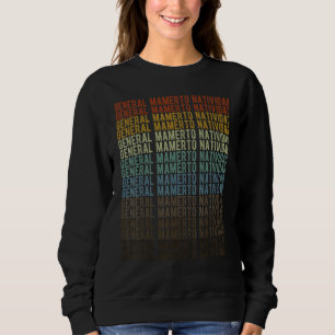 General Mamerto Natividad City Philippines Retro Sweatshirt