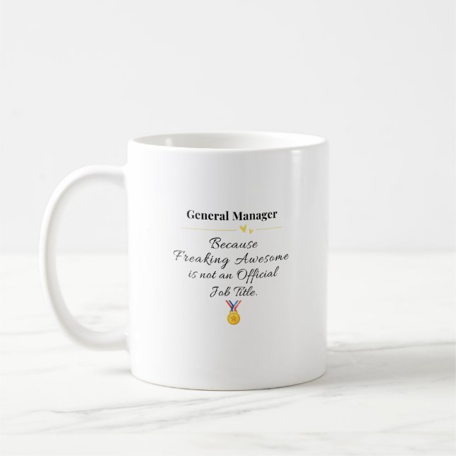 General Manager Coffee Mug (Left)