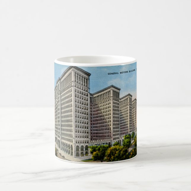 General Motors Building, Detroit, Michigan Coffee Mug (Center)