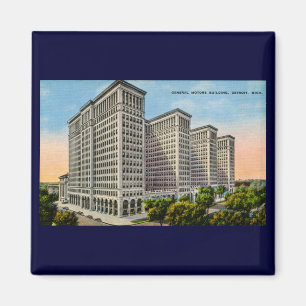 General Motors Building, Detroit, Michigan Magnet