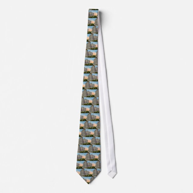 General Motors Building, Detroit, Michigan Tie (Front)