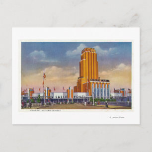 General Motors Exhibit, 1934 World's Fair Postcard