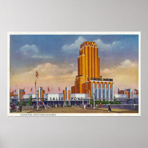 General Motors Exhibit, 1934 World's Fair Poster