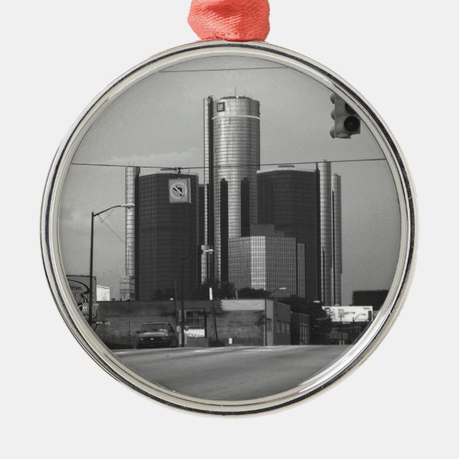 General Motors Headquarters Metal Tree Decoration (Front)