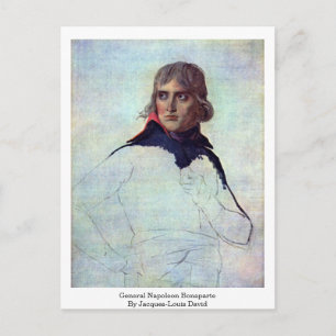 General Napoleon Bonaparte By Jacques-Louis David Postcard