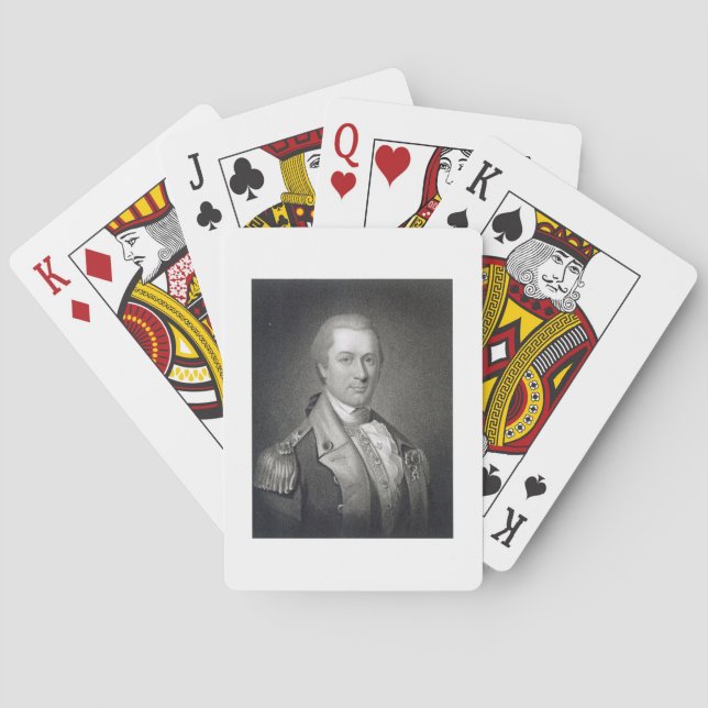 General Otho Holland Williams (1749-94) engraved b Playing Cards (Back)