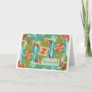 General Party Invitation Abstract Art Design