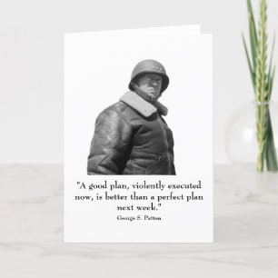 General Patton and quote Card