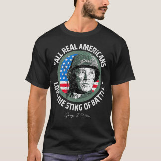 General Patton Sting of Battle ProTrump Political  T-Shirt