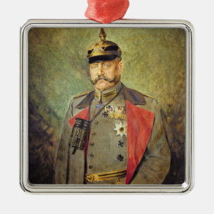 General Paul von Hindenburg, c.1916 Metal Tree Decoration