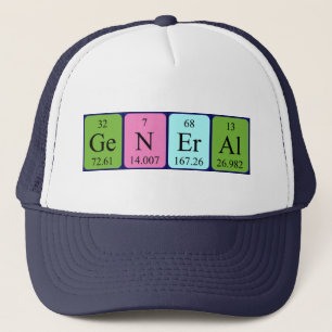 General periodic table name hat