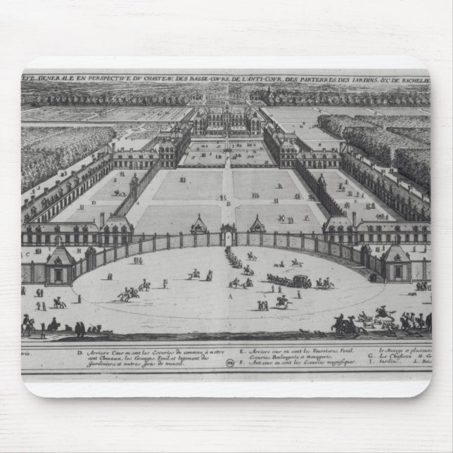 General Perspective View of the Chateau Mouse Mat (Front)