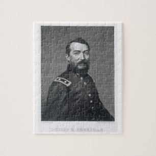 General Philip Sheridan, engraved from a photograp Jigsaw Puzzle