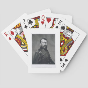 General Philip Sheridan, engraved from a photograp Playing Cards