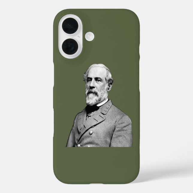 General ⚔️🎩 Robert E. Lee Army Green Case-Mate iPhone Case (Back)