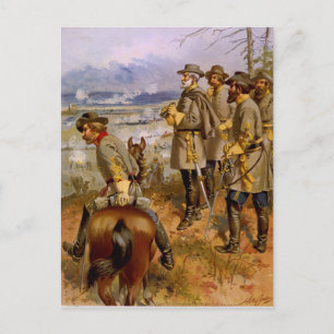 General Robert E. Lee at Fredericksburg by A Ogden Postcard