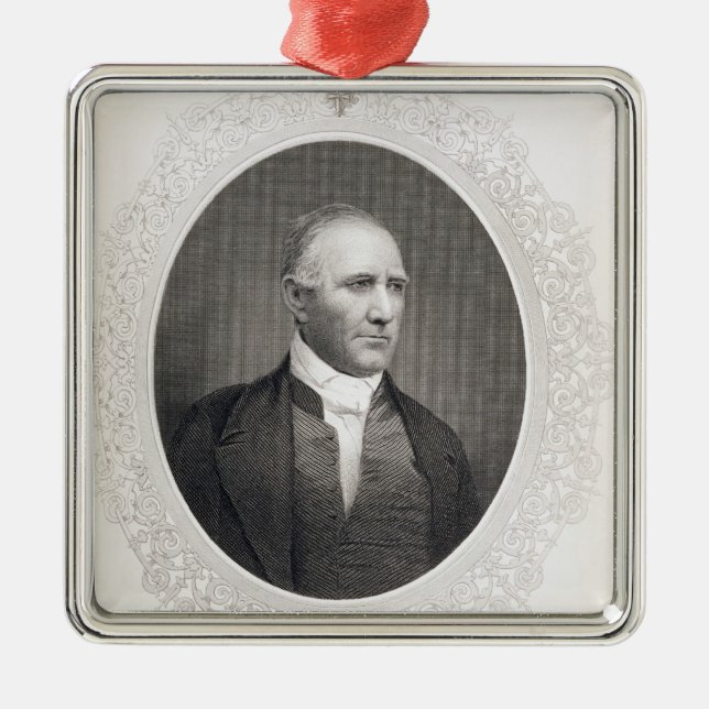 General Samuel Houston Metal Tree Decoration (Front)