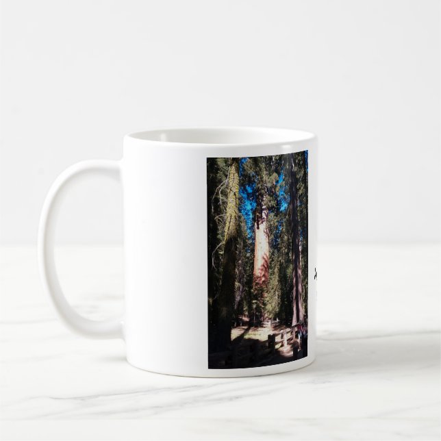 General Sherman Giant Sequoia Tree Coffee Mug (Left)
