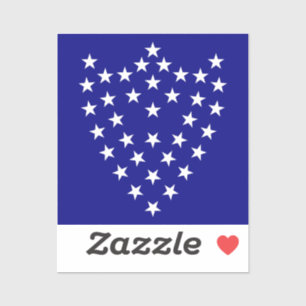 General Sherman's Battle Flag Sticker (square)