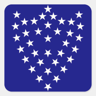 General Sherman's Battle Flag Sticker (square)