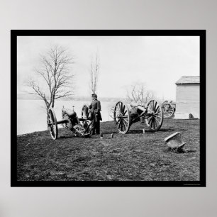 General Sickles and Wiard Guns 1862 Poster