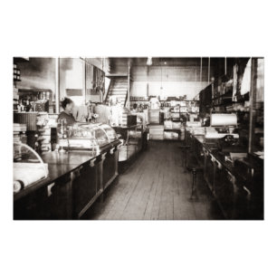 General Store Capac Michigan Vintage Late 1800s Photo Print