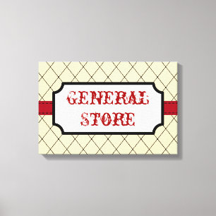 General Store Sign Art