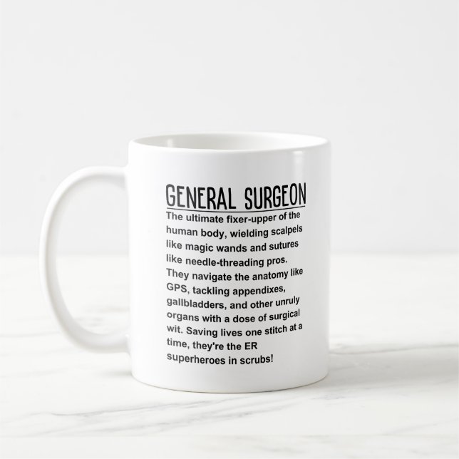 General Surgeon Coffee Mug (Left)