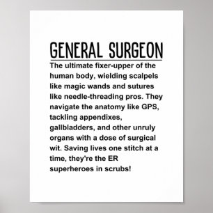 General surgeon poster