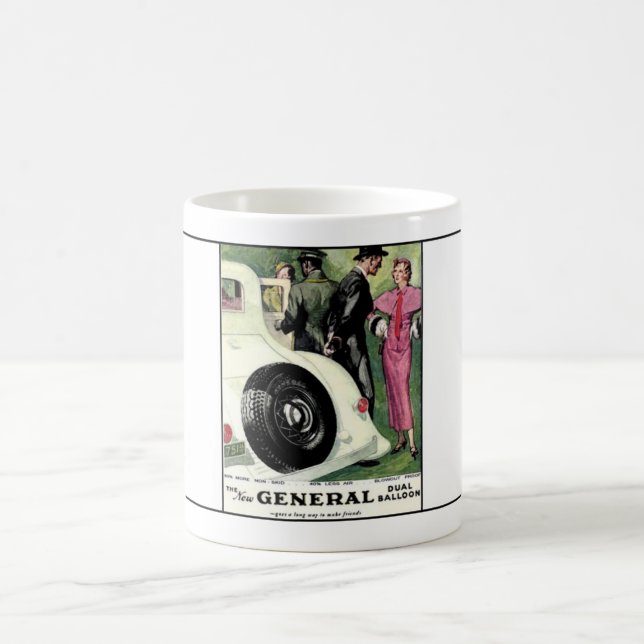 General Tire year 1933  ad.1 Coffee Mug (Center)