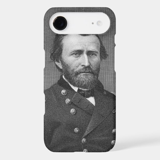 General Ulysses Simpson Grant, engraved after a da Case-Mate iPhone Case (Back)