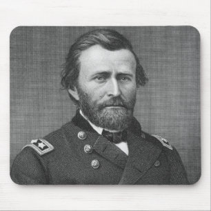 General Ulysses Simpson Grant, engraved after a da Mouse Mat