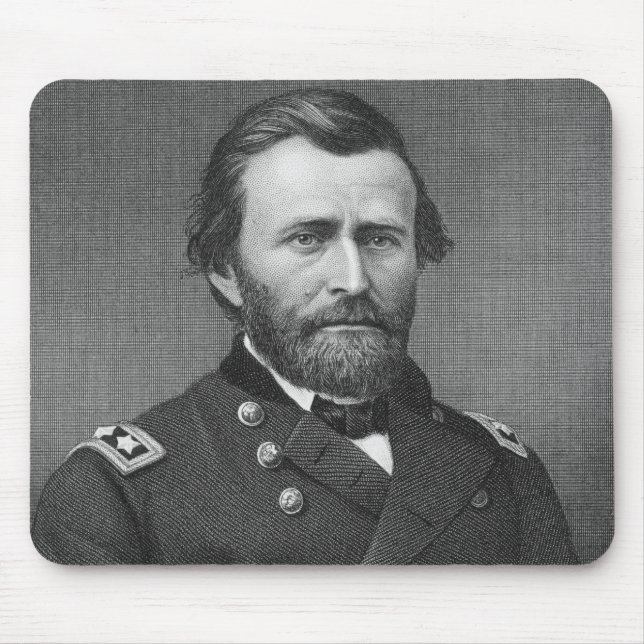 General Ulysses Simpson Grant, engraved after a da Mouse Mat (Front)
