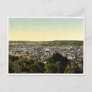 General view, Aachen, the Rhine, Germany classic P Postcard
