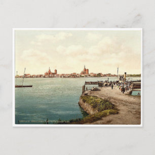 General view, from the "Alte Fahre", Stralsund, Po Postcard