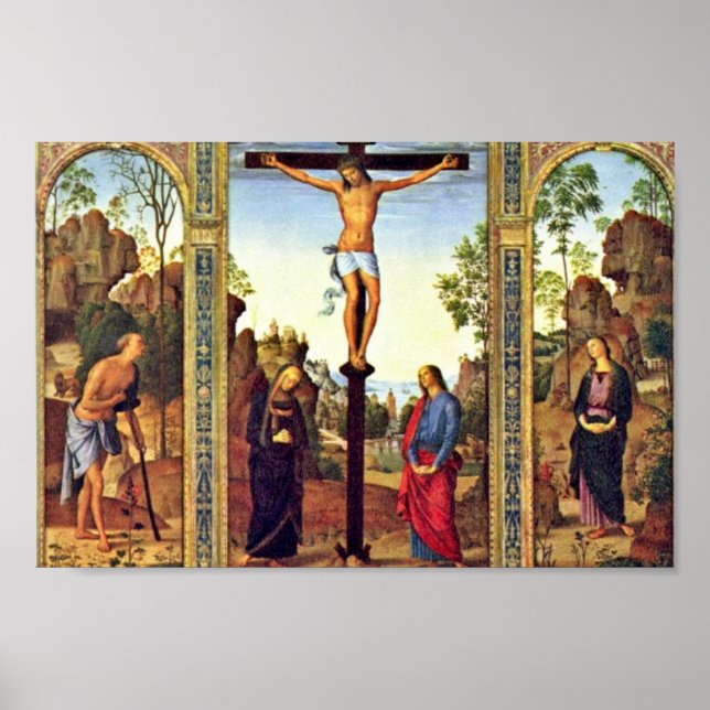 General View Galitzine Triptych Crucifixion With M Poster (Front)