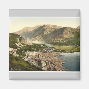 General view, Llanberis, Wales rare Photochrom Magnet
