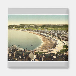 General view, Llandudno, Wales rare Photochrom Magnet