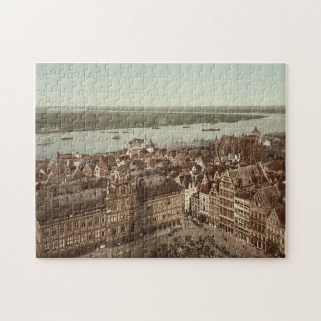 General View of Antwerp I, Belgium Jigsaw Puzzle (Horizontal)