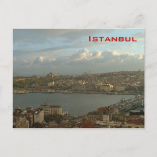 General View of Istanbul Postcard