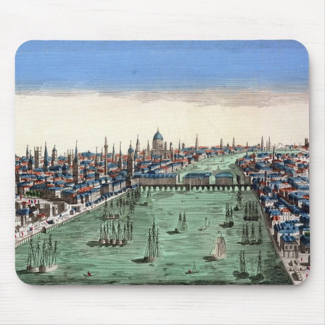 General View of London Mouse Mat (Front)