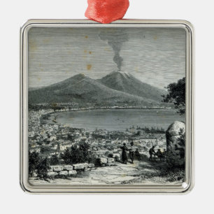 General View of Naples Metal Tree Decoration