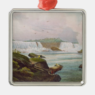 General View of Niagara Falls from Canadian Side Metal Tree Decoration