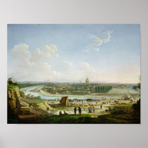 General View of Paris from the Chaillot Hill Poster