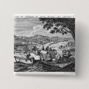 General view of the Abbey of Port-Royal des 15 Cm Square Badge