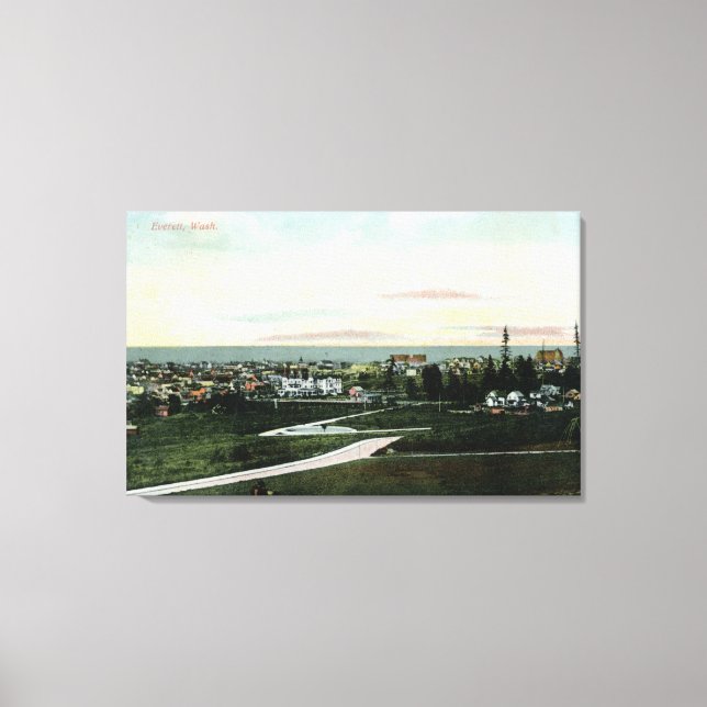 General View of the City Canvas Print (Front)
