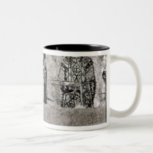 General view of the John Panel Two-Tone Coffee Mug